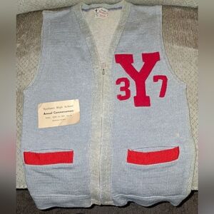 Girls Ypsilanti High School Letter Vest From 1938